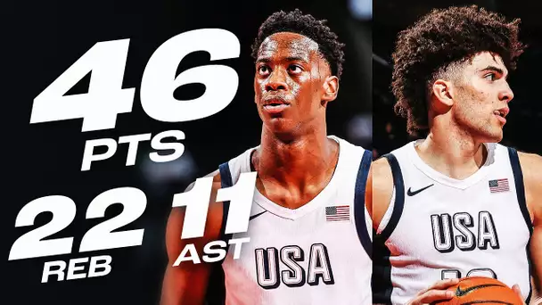 AJ Dybantsa & Cameron Boozer SHINE At The 2025 Nike Hoop Summit!