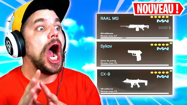 3 NOUVELLES ARMES sur MODERN WARFARE ! (CX-9, Sykov et RAAL MG)