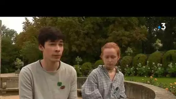 Sybille et Malo, militants d&#039;Extinction Rebellion à Rennes
