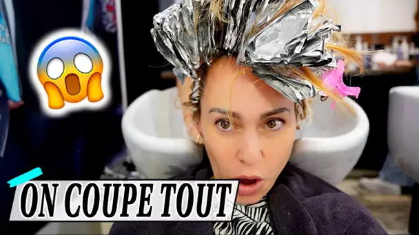 TOUT COUPÉ ?! 😨 / NOUVELLE TÊTE / COIFFEUR