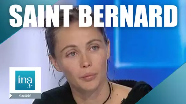 Emmanuelle Béart "Les sans papiers de Saint Bernard" | Archive INA