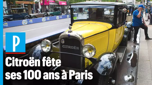 Citroën expose 100 voitures à Paris pour fêter ses 100 ans