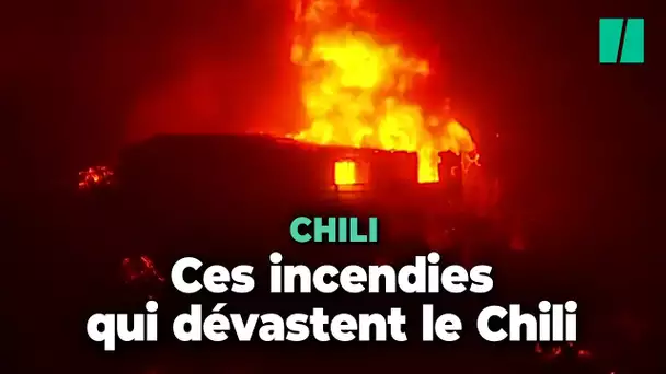 Les images des terribles feux de forêts qui dévastent le Chili