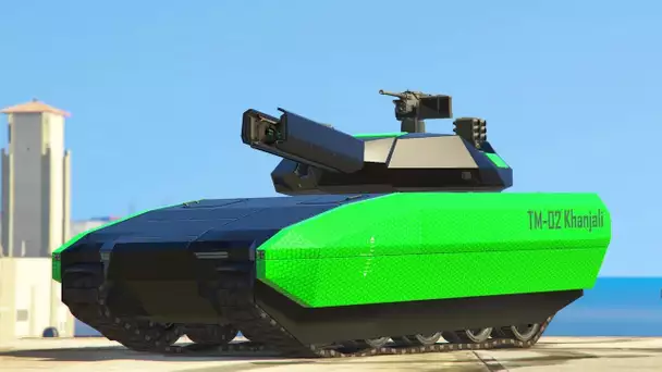 GTA 5 - TEST DU NOUVEAU TANK ! KHANJALI VS RHINO TANK