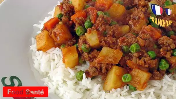 Boeuf et légumes au curry