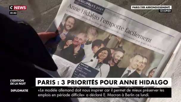 Municipales : les 3 priorités d'Anne Hidalgo pour Paris