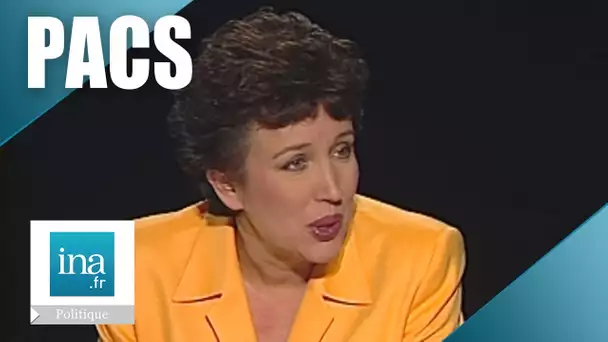 1998 : Roselyne Bachelot "2 Français sur 3 sont favorables au PACS" | Archive INA