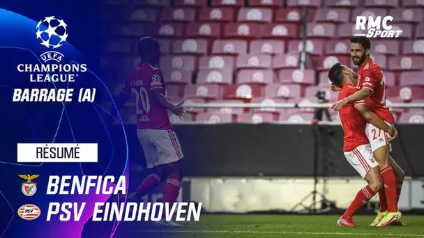 Résumé : Benfica 2-1 PSV Eindhoven - Ligue des champions (barrage aller)