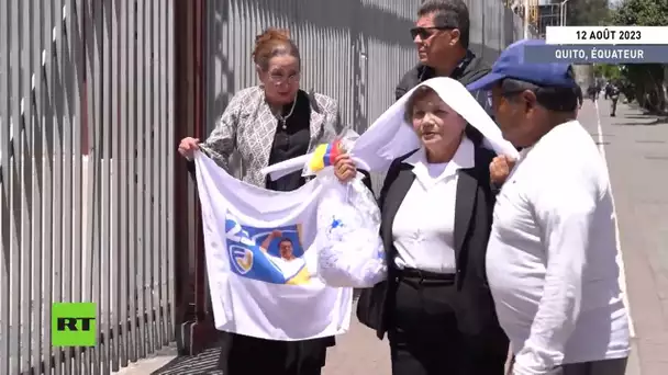 🇪🇨  Équateur : dernier hommage au candidat Villavicencio lors de ses funérailles