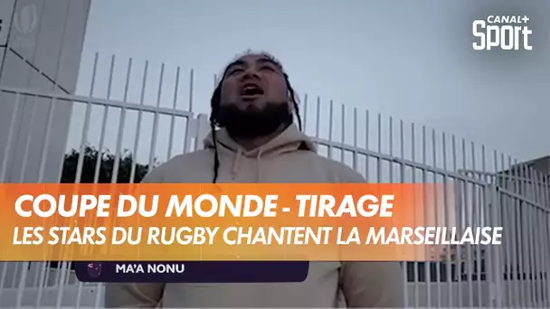Les stars du rugby mondial chantent La Marseillaise