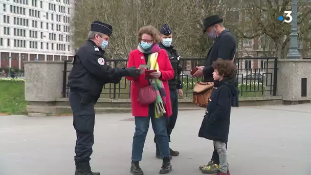 1er dimanche de confinement : contrôles et attestations.