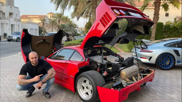 J'AI FAILLI VOMIR 🤢 🤮!! UNE FORMULE 1 SUR LA ROUTE 🤯 !! #F40