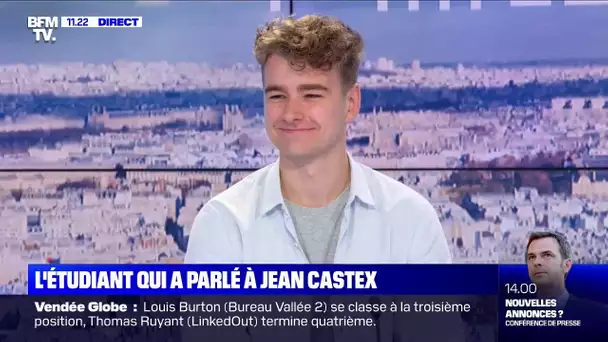 Le youtubeur appelé par Jean Castex après une vidéo sur le mal-être étudiant témoigne sur BFMTV