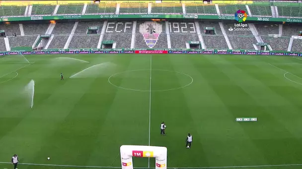 Calentamiento Elche CF vs CA Osasuna