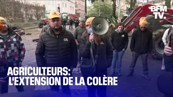 Agriculteurs: l'extension de la colère