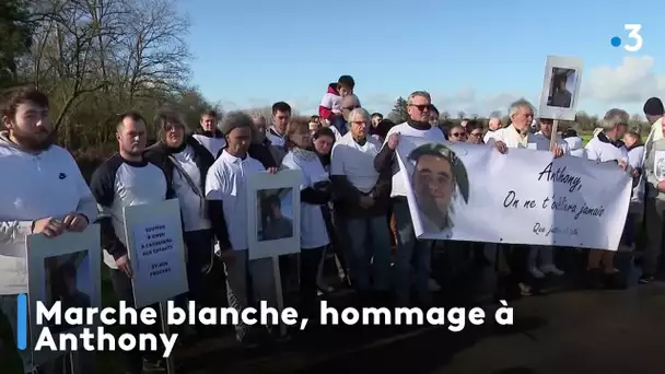 Marche blanche, hommage a Anthony