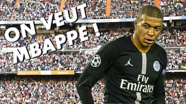 Le public du Real Madrid réclame le recrutement de Mbappé