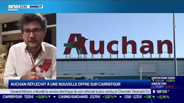 Olivier Dauvers (Spécialiste) : Auchan réfléchit à une nouvelle offre sur Carrefour