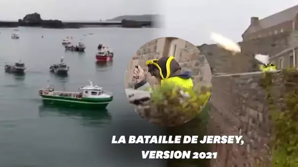 À Jersey, il réplique à “l’invasion” des pêcheurs français avec son mousquet