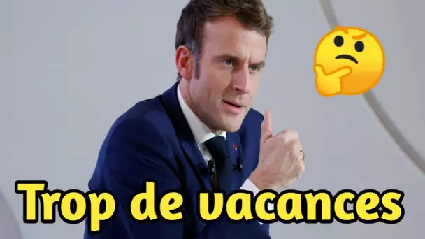 Macron veut une rentrée scolaire « dès le 20 août » !!!