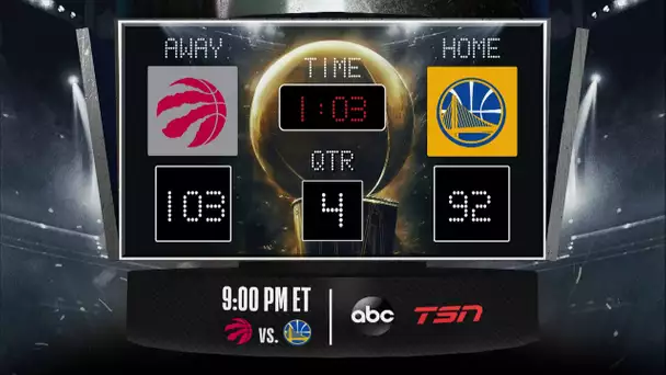 Raptors @ Warriors LIVE Scoreboard - Join the conversation and catch all the action on #NBAonABC!