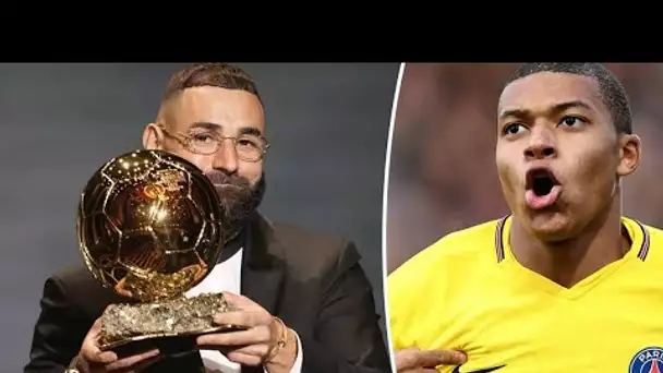 Kylian Mbappé fâché et jaloux, Karim Benzema sacré Ballon d’or
