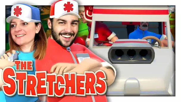 ON AMÉLIORE L'AMBULANCE ! | THE STRETCHERS NINTENDO SWITCH CO-OP