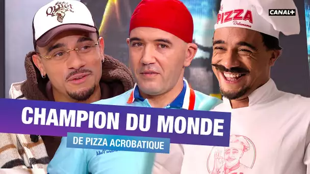 Mister V rencontre le champion du monde de pizza acrobatique Nabil Berrahmane - CANAL+