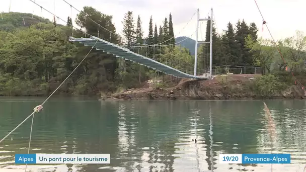 Alpes de haute Provence : une passerelle écotouristique pour relier les rives de la Durance