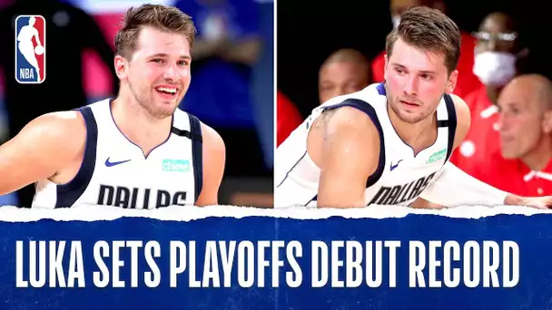 Luka Tallies #NBAPlayoffs Debut Record With 42 PTS!