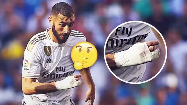 La raison pour laquelle Benzema joue avec un bandage à la main depuis 1 an | Oh My Goal