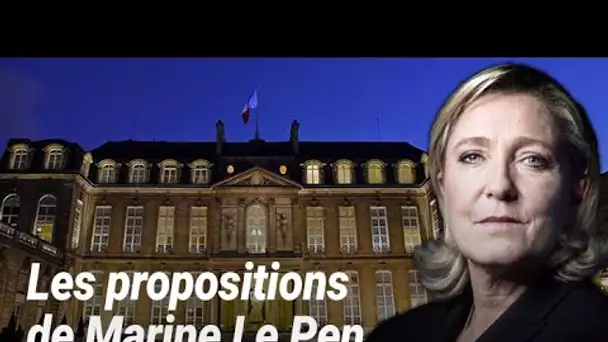 Le programme de Marine Le Pen pour l'élection présidentielle