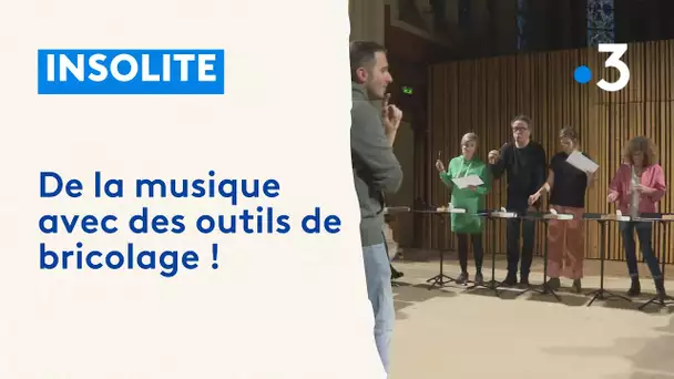 Percussions à tous les étages, dans le plus grand magasin de musique du monde, Leroy-Merlin....