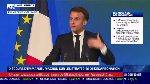 Discours d'Emmanuel Macron: "encourager le retour vers l'emploi productif"