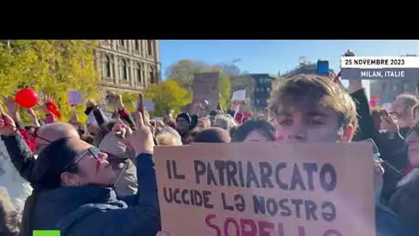 🇮🇹 Italie : une manifestation contre la violence contre les femmes a eu lieu à Milan