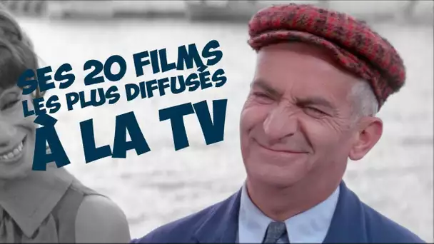 TOP 20 des films de Louis de Funès les plus diffusés à la TV