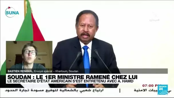 Putsch au Soudan : le Premier ministre ramené chez lui • FRANCE 24