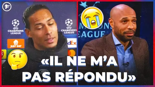 La réaction MYTHIQUE de Thierry Henry après le CHAMBRAGE de Van Dijk | JT Foot Mercato