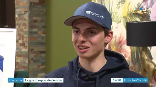 Romain Grégoire, le grand espoir du cyclisme français à Besançon