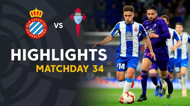 Highlights RCD Espanyol vs RC Celta (1-1)