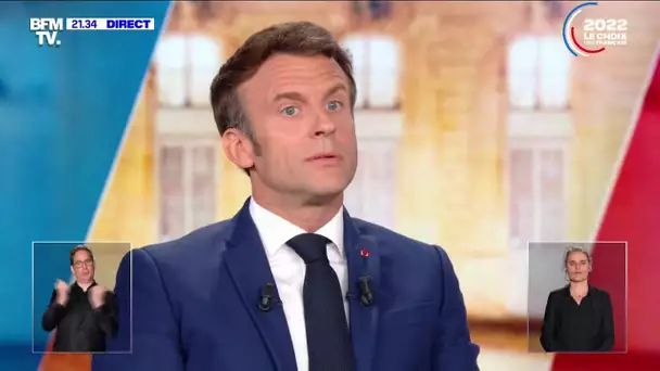 Emmanuel Macron à Marine Le Pen: "Vous parlez à votre banquier quand vous parlez de la Russie"