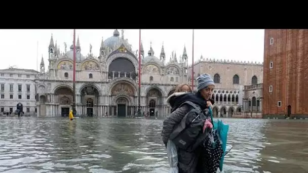 Une marée historique a inondé Venise