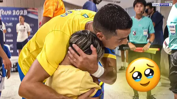 😍 Cristiano Ronaldo réconforte un petit fan ému aux larmes !