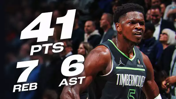 Anthony Edwards Was LOCKED In vs Rockets | February 6, 2025