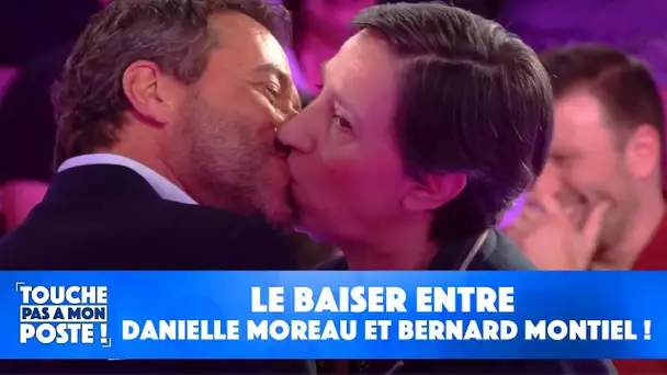 Le baiser entre Danielle Moreau et Bernard Montiel !