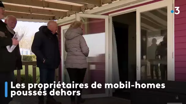 Les propriétaires de mobil-homes poussés dehors