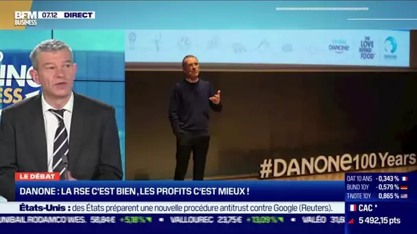 Le débat : Danone, la RSE c'est bien, les profits c'est mieux !