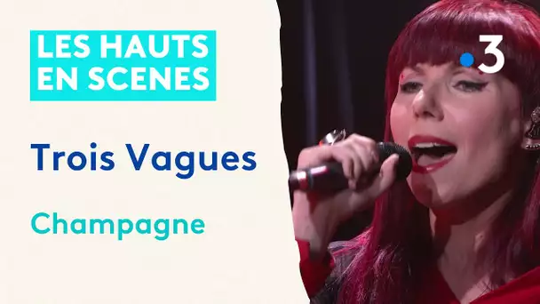 Le duo Pop Rock Trois Vagues en live : Champagne ( EP "La Drache")
