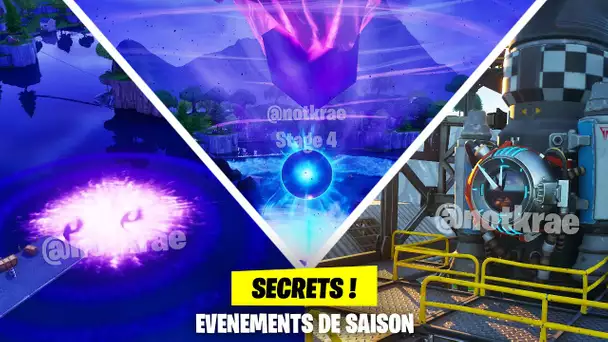 SECRETS ET EVENEMENTS DE LA SAISON ORIGINAL ! (BUNKER, CUBE, FUSEE, VOYAGE DANS LE TEMPS ...)