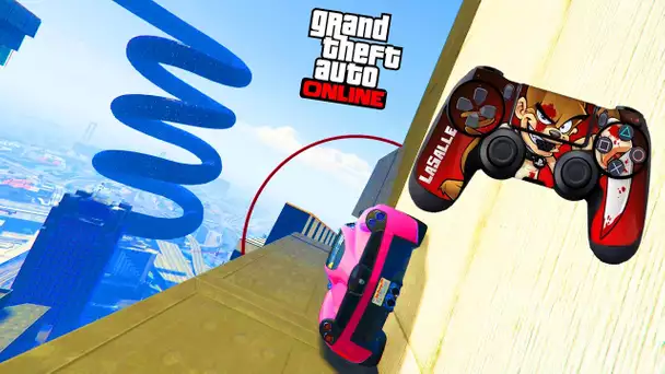 COURSE SANS TOUCHER LA MANETTE ? (R2 RACE) - GTA 5 ONLINE